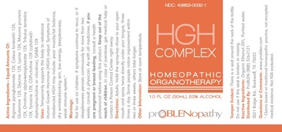 1 Oz Bottle Label (Hgh Complex   1 Oz Bottle Label)